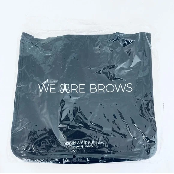 ANASTASIA Beverly Hills we are brows black canvas tote bag brows on point always - Picture 5 of 8